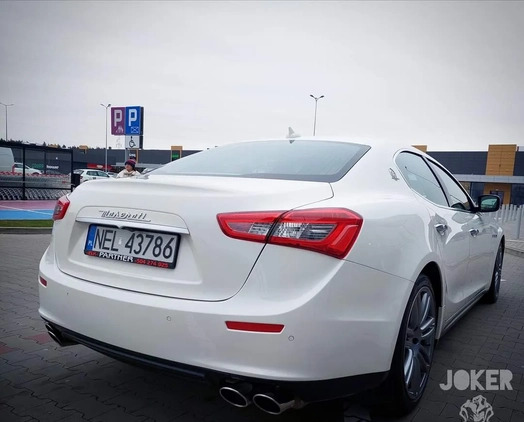 Maserati Ghibli cena 147600 przebieg: 64508, rok produkcji 2016 z Ełk małe 56